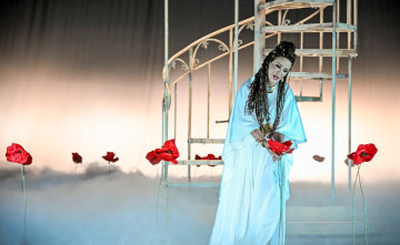 Samson a Dalila v obklopení vlčieho maku Samson a Dalila v obklopení vlčieho maku