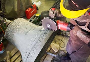 Prasklina zvona sa mus najskr vypli.  Snmka: archv Bystrka Ivka