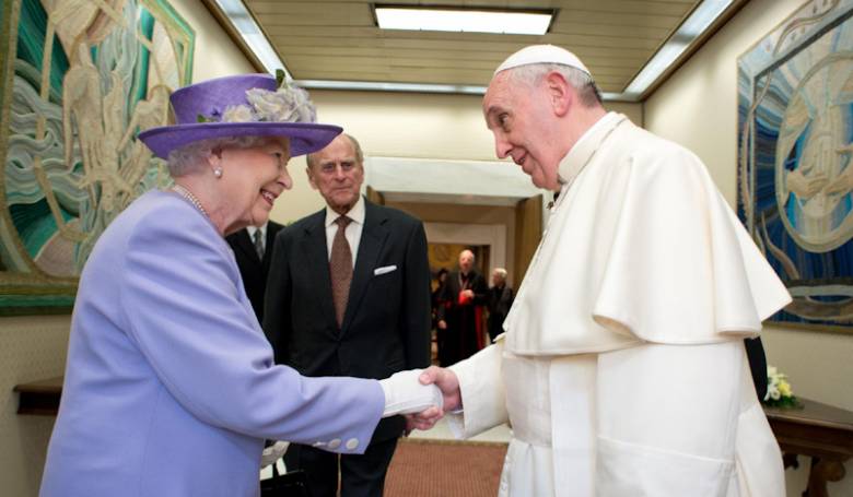 Alžbeta II. a jej stretnutia s pápežmi