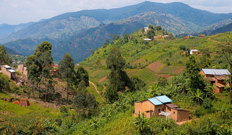 Africk� Burundi, raj na zemi