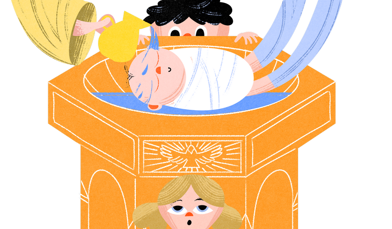 Oli a Dori o Samkovom krste