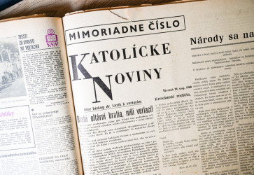 Krátko po invázii v auguste 1968 vyšlo mimoriadne číslo Katolíckych novín.Snímka: archív KN