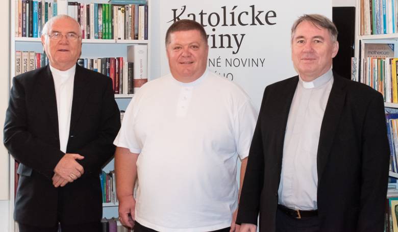 V redakcii Katolíckych novín sme privítali troch biskupov