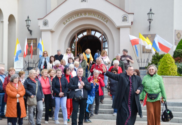 Pri príležitosti 95. výročia zjavenia milosrdného Ježiša sv. sestre Faustíne v kláštore v Płocku sa veriaci z viacerých farností Košickej arcidiecézy vydali na púť do Litvy a Poľska. Snímka: Agáta Sakaliková