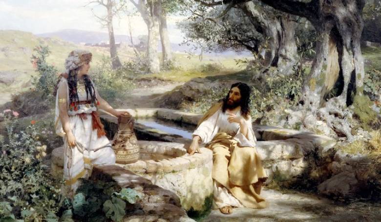 Ježiš a Samaritánka pri studni