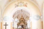Interiér pôvodného šaštínskeho kostola sa nezachoval. Zrekonštruovali ho v 30. rokoch minulého storočia saleziáni. Snímka: Anna Stankayová
