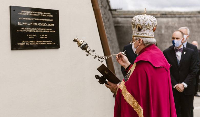 V Leopoldove odhalili tabuľu biskupovi Gojdičovi