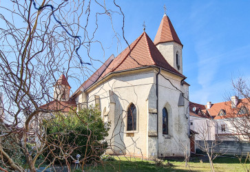 Kostol sv. Heleny je najstaršia sakrálna stavba Trnavy. V súčasnosti prešiel čiastočnou obnovou. Snímka: Júlia Kubicová, Arcibiskupský úrad v Trnave