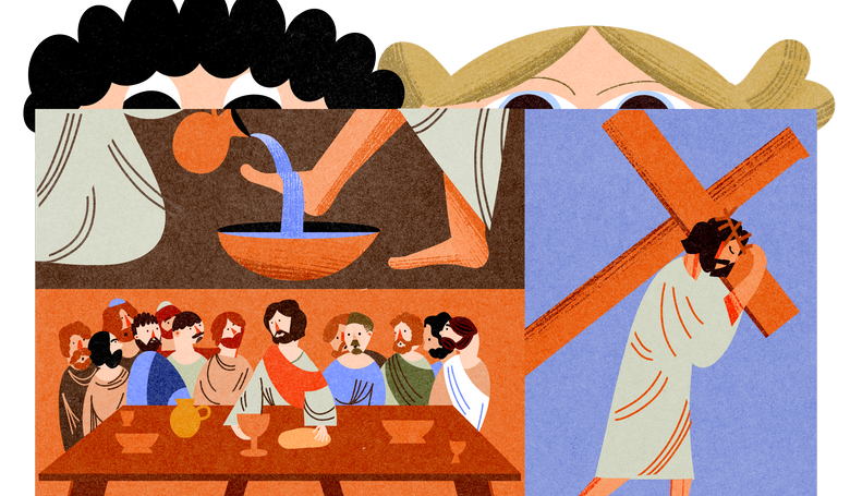 Oli a Dori spozn�vaj� ve�kono�n� liturgiu