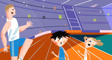 Oli a Dori maj� prv� tr�ning
