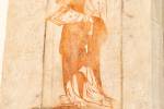 Fresku znázorňujúcu svätého Jána možno vidieť na víťaznom oblúku, jej vznik sa datuje do prvej fázy freskovej výzdoby chrámu v 40. rokoch 14. storočia. Snímka: Erika Litváková/KN