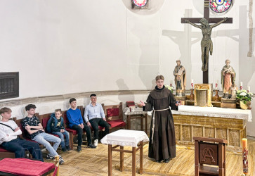 V Kňazskom seminári sv. Gorazda v Nitre sa 18. apríla uskutočnil tradičný deň otvorených dverí. Snímka: Tibor Ujlacký