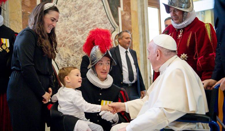 Pápež poďakoval Švajčiarskej garde
