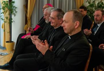 Na prezentácii boli aj slovenskí biskupi. Snímka: Katolícke noviny/Erika Litváková
