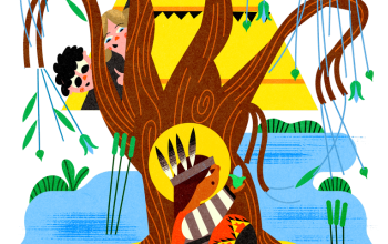 Oli a Dori spoznávajú indiánsku sväticu Oli a Dori spoznávajú indiánsku sväticu