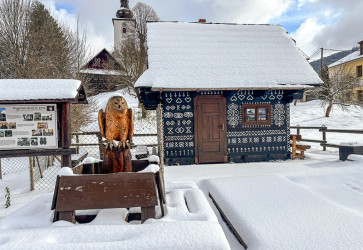 Zimn� idylka v �i�manoch. Sn�mka: arch�v Borisa Brosa