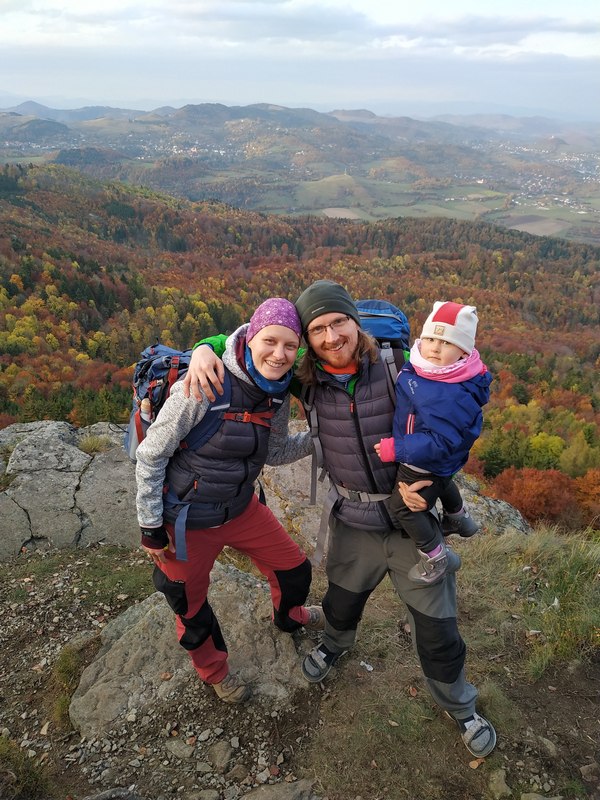 Mladá rodina zbožňuje turistiku a prírodu. Psychický oddych v nej hľadali i v čase Janinej liečby. Snímka: archív rodiny Špačekovcov