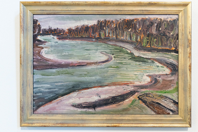 Eva Trizuljakov namaovala cel cyklus obrazov zachytvajci krsu krajiny pri rieke Dunaj.