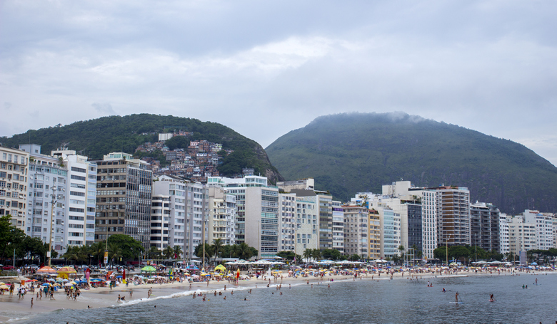 Rio de Janeiro je známe aj svojimi veľkými plážami. Snímka: Danica Olexová