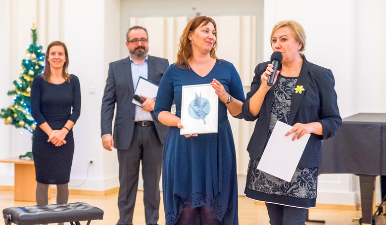 Liga proti rakovine zinkasovala za projekt Deň narcisov mimoriadnu cenu. Snímka: Veronika Horníková